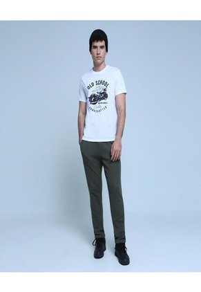 Pantalon Para Hombre Jogger Color Verde  Marca Ostu #60070335