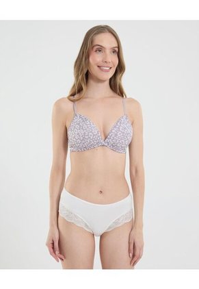 Panty Para Mujer Hipster Color Marfil Marca Ostu #40800069