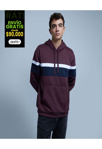 Buzo Para Hombre Hoodie Color Café  Marca Ostu #60060366 Ostu