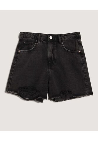 Short Para Mujer Relax Color Negro Marca Ostu #40190362 Ostu