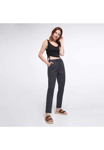 Pantalon Mujer Ostu Jogger Negro Viscosa 40070410-10