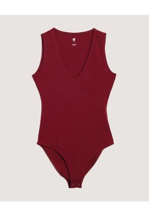 Body Para Mujer Manga Sisa Color Vino Marca Ostu #40200222