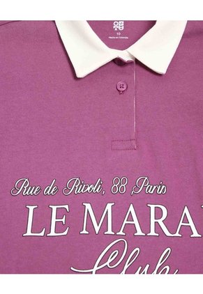 Camiseta Para Niña Manga Larga Color Morado Marca Ostu #90090220