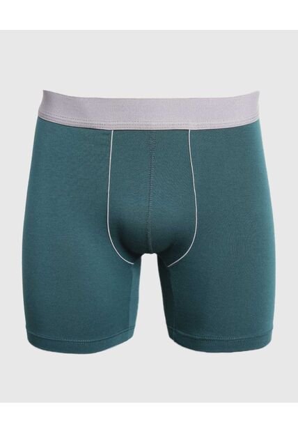 Pantaloncillo Para Hombre Boxer Filete Medio Algodón Color Verde Marca Ostu #60000507