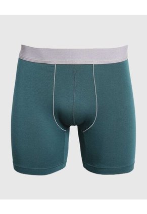 Pantaloncillo Para Hombre Boxer Filete Medio Algodón Color Verde Marca Ostu #60000507