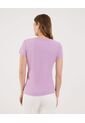 Camiseta Para Mujer Manga Corta Cuello Redondo Color Lila Marca Ostu #40092579 de Ostu