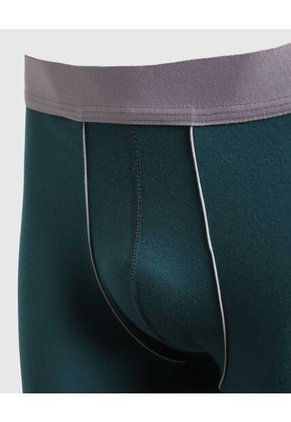 Pantaloncillo Para Hombre Boxer Filete Medio Algodón Color Verde Marca Ostu #60000507