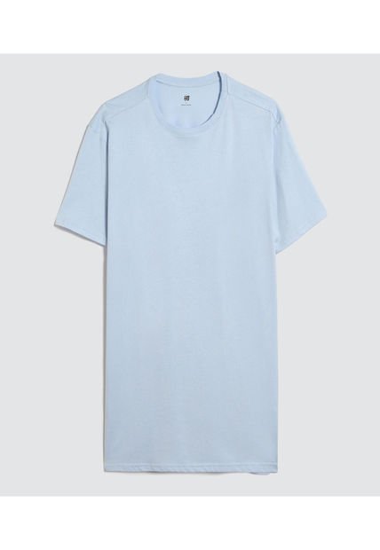 Camiseta Para Hombre Manga Corta Color Azul  Marca Ostu #60091332