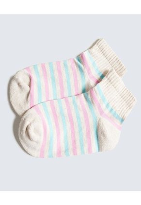Medias Infantil Niña Tobillera Color Rosado Marca Ostu #90980131