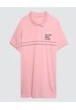 Polo Para Hombre Cuello Tejido Sin Bolsillo Color Rosado  Marca Ostu #60110493 de Ostu