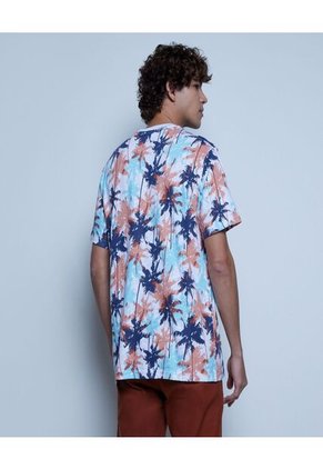 Camiseta Para Hombre Manga Corta Color Blanco Marca Ostu #60091166