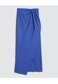 Falda Para Mujer Medio Color Azul Rey Marca Ostu #40140156 de Ostu