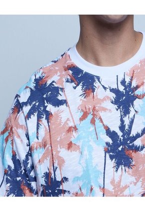 Camiseta Para Hombre Manga Corta Color Blanco Marca Ostu #60091166