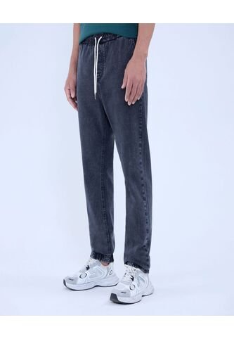 Jean Para Hombre Jogger Color Negro Marca Ostu #60160340 Ostu