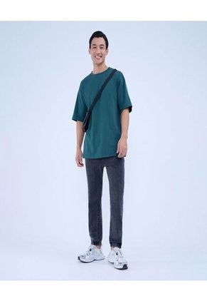 Jean Para Hombre Jogger Color Negro Marca Ostu #60160340
