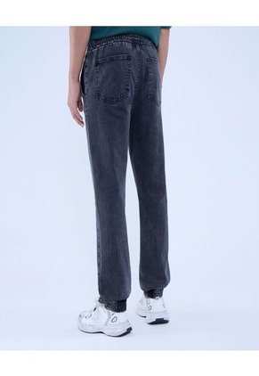 Jean Para Hombre Jogger Color Negro Marca Ostu #60160340