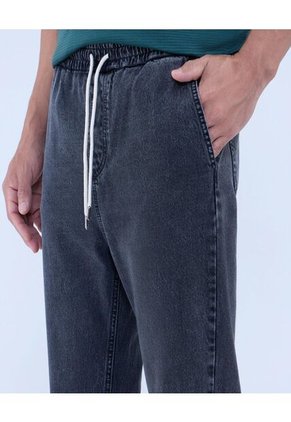 Jean Para Hombre Jogger Color Negro Marca Ostu #60160340