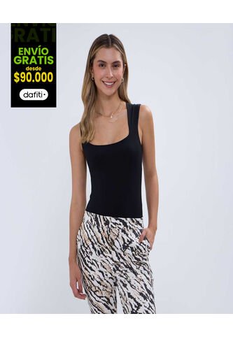 Body Para Mujer Manga Sisa Color Negro Marca Ostu #40200145 Ostu