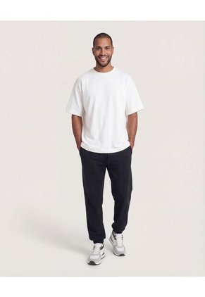 Camiseta Para Hombre Manga Corta Cuello Redondo Color Crema Marca Ostu #60091902