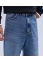 Jean Para Hombre Loose Color Azul Medio Marca Ostu #60160358 de Ostu