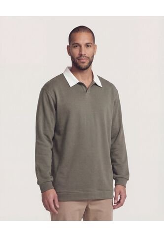 Buzo  Para Hombre Cuello V Color Verde Marca Ostu #60060613 Ostu