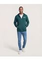 Buzo  Para Hombre Zipper Color Verde Marca Ostu #60060609 de Ostu