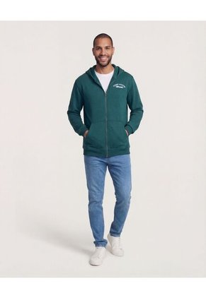 Buzo  Para Hombre Zipper Color Verde Marca Ostu #60060609