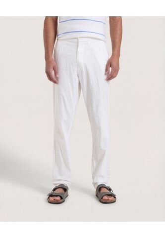 Pantalón  Para Hombre Moda Color Crema Marca Ostu #60070502 Ostu