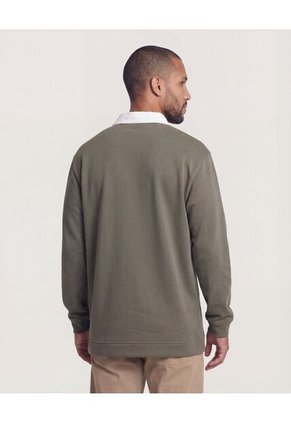 Buzo  Para Hombre Cuello V Color Verde Marca Ostu #60060613