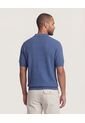 Polo  Para Hombre Cuello Tejido Sin Bolsillo Color Azul Marca Ostu #60110879 de Ostu
