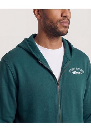 Buzo  Para Hombre Zipper Color Verde Marca Ostu #60060609