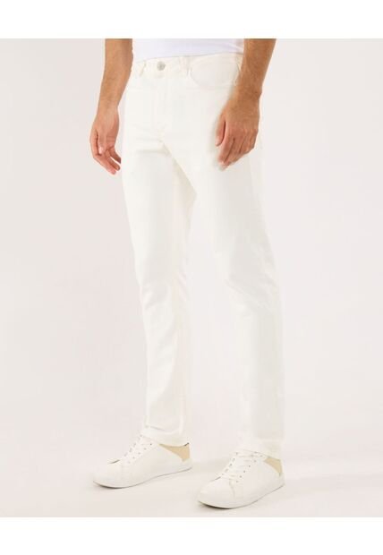 Jean Para Hombre Slim Color Crudo Marca Ostu #60160430