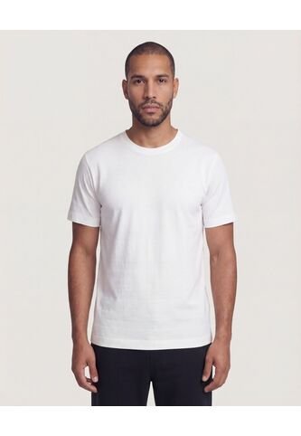 Camiseta Para Hombre Manga Corta Cuello Redondo Color Crema Marca Ostu #60091864 Ostu