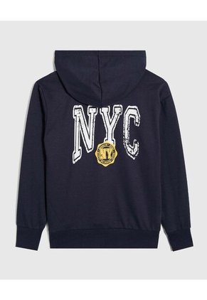 Buzo Infantil Niño Hoodie Color Azul Marca Ostu #80060161