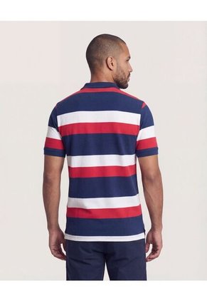 Polo  Para Hombre Cuello Tejido Con Bolsillo Color Azul Marca Ostu #60110869