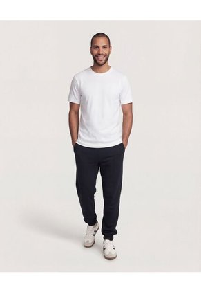 Camiseta Para Hombre Manga Corta Cuello Redondo Color Crema Marca Ostu #60091864