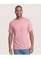 Camiseta  Para Hombre Manga Corta Cuello Redondo Color Coral Marca Ostu #60091674 de Ostu