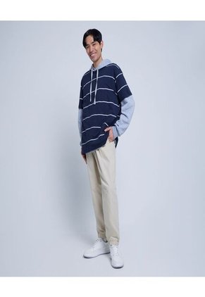 Camiseta Para Hombre Manga Corta Color Azul Marca Ostu #60091200