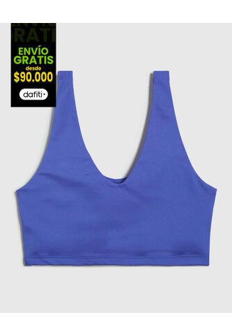 Top Para Mujer Top Color Azul  Marca Ostu #40220371 Ostu