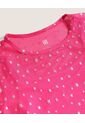 Camiseta  Infantil Niña Manga Larga Cuello Redondo Color Fucsia Marca Ostu #90090358 de Ostu