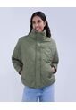 Chaqueta Para Mujer Acolchada Color Verde  Marca Ostu #40080197 de Ostu