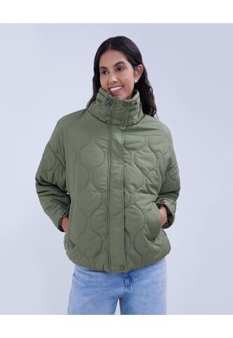 Chaqueta Para Mujer Acolchada Color Verde  Marca Ostu #40080197 Ostu
