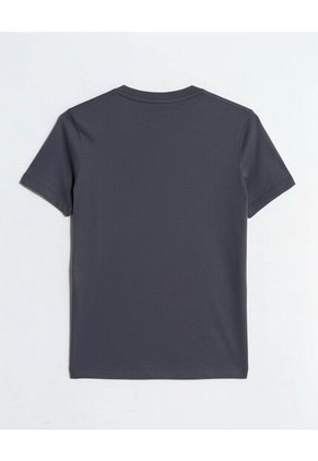 Camiseta  Infantil Niño Manga Corta Cuello Redondo Color Gris Marca Ostu #80090319