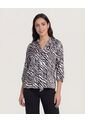 Blusa  Para Mujer Manga Larga Color Negro Marca Ostu #40121273 de Ostu