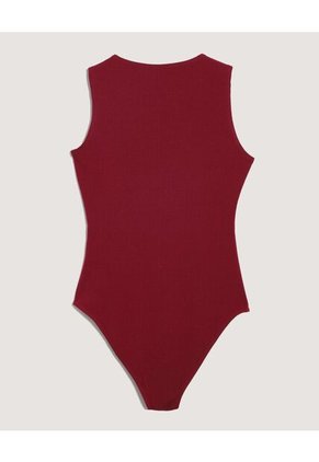 Body Para Mujer Manga Sisa Color Vino Marca Ostu #40200222
