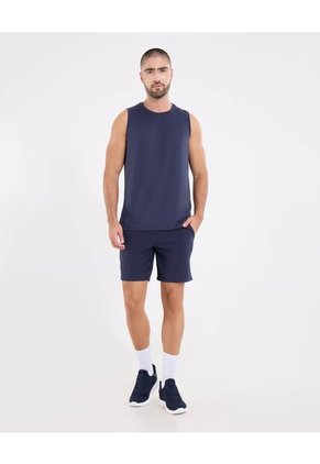 Bermuda  Para Hombre Deportiva Medio Color Azul Marca Ostu #60100454