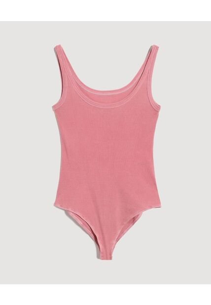 Body  Para Mujer Manga Sisa Color Rosado Marca Ostu #40200196