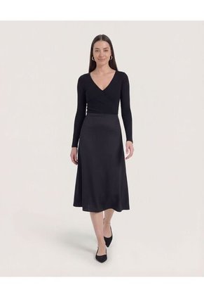 Body Para Mujer Manga Larga Color Negro Marca Ostu #40200224