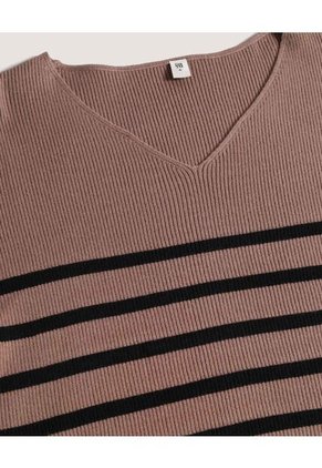 Saco  Para Mujer Cuello V Color Negro Marca Ostu #40330078