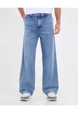 Jean  Para Hombre Loose Color Azul Marca Ostu #60160444 Ostu